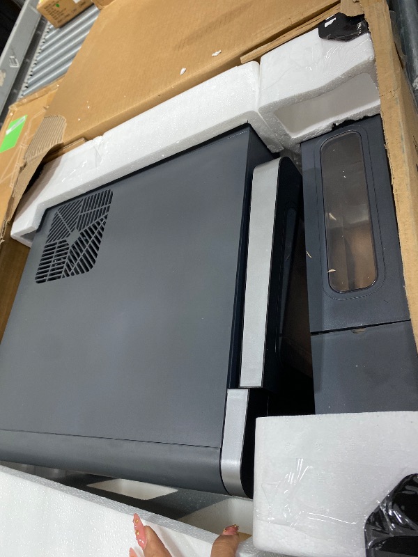 Photo 1 of **PARTS ONLY** Vecys Nugget Ice Maker W/ Side Water Tank, 33lbs/Day Self-Cleaning, Black