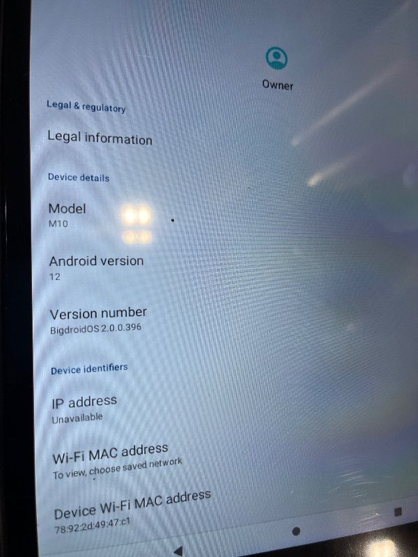 Photo 1 of 10 Inch Tablet, Tablets PC Android OS with 2GB RAM 32GB ROM,6000mAh Battery,1280 * 800 IPS,Dual Speaker,Dual Cameras,Type C(Grey)