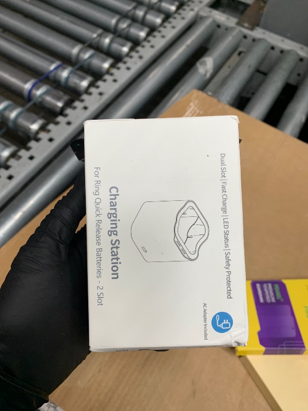 Photo 1 of [Gen 2] Charging Station for Ring Quick Release Battery Pack, 24W Fast Charger for Spotlight Camera, Video Doorbell 2/3/3 Plus/4, Stick Up Cam, Excludes Batteries