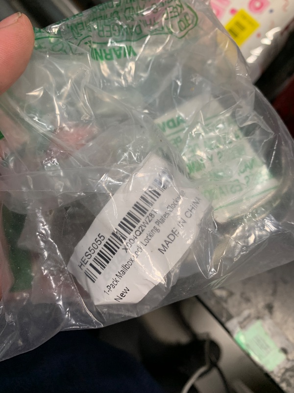 Photo 1 of 1-Pack Mailbox Lock and Key L-1172C COMP-X National Mailbox Lock C9100 Mailbox Key Lock with 3 Keys 5 Shaped Locking Plates Clockwise