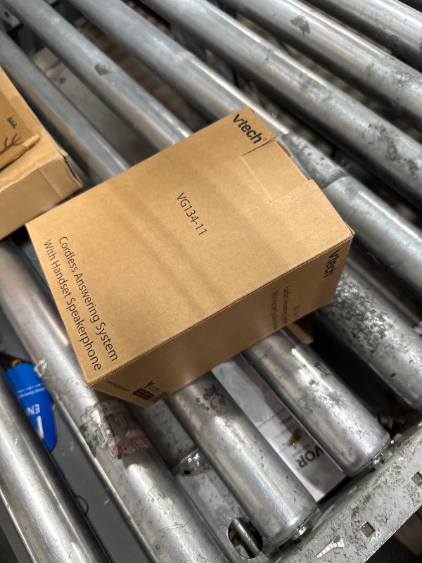 Photo 1 of [New] VTech VG134-11 DECT 6.0 Cordless Home Phone with Bluetooth Connection, Digital Answering Machine, Backlit Display,Full Duplex Speakerphone, Caller ID/Call Waiting,1000 ft Range (Black)