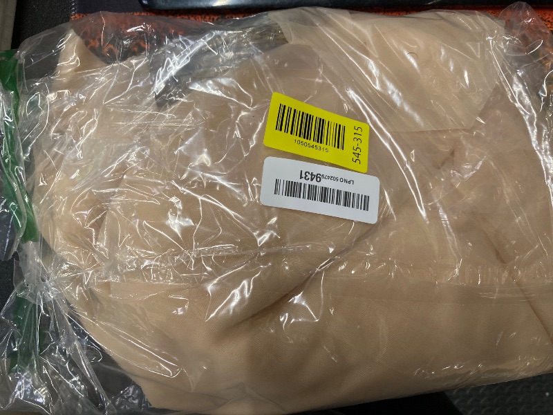 Photo 1 of 10×8ft Champagne Tulle Curtain Backdrop with Lights String for Parites, Sheer Backdrop Curtain Drapes for Wedding Photo Baby Shower Photography Birthday Party