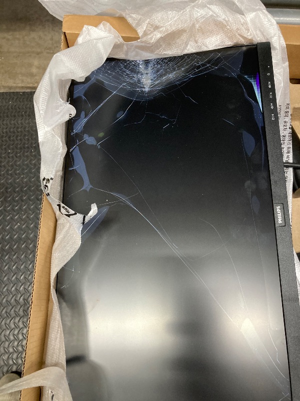 Photo 1 of **NON RETURNABLE**
**NON REFUNDABLE**
**BROKEN SCREEN**
**NON FUNCTIONAL**

Philips 221V8LB 22 inch Class Thin Full HD (1920 x 1080) Monitor, 100Hz Refresh Rate, VESA, HDMI x1, VGA x1, LowBlue Mode, Adaptive Sync, 4 Year Advance Replacement Warranty