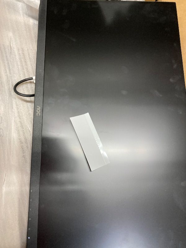 Photo 1 of **NON RETURNABLE**
**NON REFUNDABLE**
**BROKEN SCREEN**
**NON FUNCTIONAL**


AOC Q27G4XN 27" Gaming Monitor, 2K QHD 2560x1440, 180Hz 1ms, Adaptive-Sync, Height Adjustable, 2X HDMI 2.0, 1x Display Port, Xbox/PS5/Switch Ready, 3-Year Zero-Bright-dot