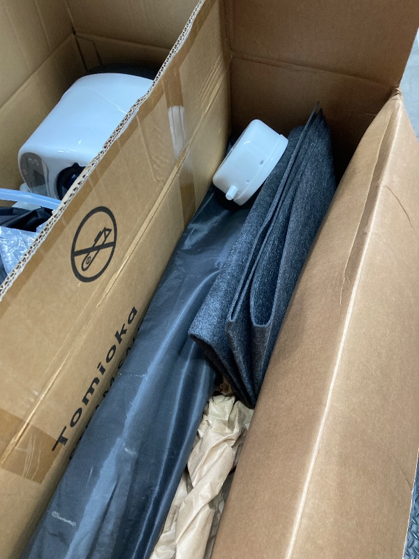 Photo 1 of ***DAMAGED -MISSING PIECES -SELLING AS PARTS ONLY*** Tomioka Sauna Box, Portable Steam Sauna for Body Relaxation, Portable Personal SPA Steam Tent with 3L /1500W Steamer, 9 Levels Temp Control, Indoor, Outdoor (Black)
