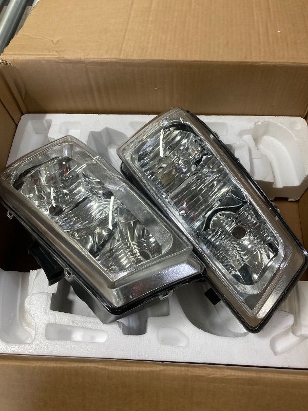 Photo 1 of ***2 ONLY -SELLING AS INCOMPLETE SET***  Nilight Headlight Assembly for 2003 2004 2005 2006 Chevy Silverado Avalanche 1500 1500HD 2500 2500HD 3500 Chevrolet Pickup Replacement Headlamp Housing Bumper Lamp Set