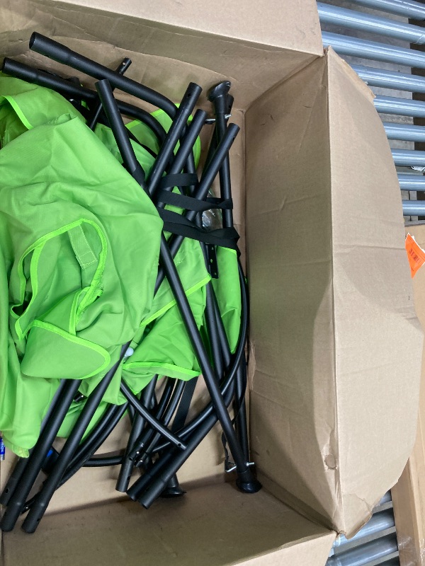 Photo 1 of **PARTS ONLY/RIPPED ON TOP****Swing Set with Tent Swing, X-Shaped Swing Frame with Sensory Swing, Tent Swing with Swing Stand, Hammock Chair with Stand, 330 lbs Capacity, w/Rainbow Lights String, Indoor/Outdoor Use (Light Green)