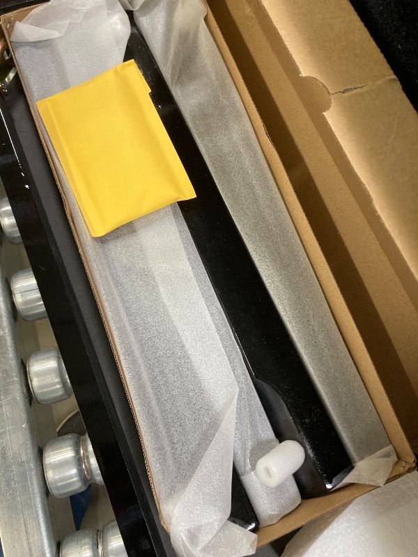 Photo 1 of ***DAMAGE -SELLING AS IS -SEE ALL PHOTOS*** MICHYUGM Piano Bench with Padded Cushion and Music Book Storage Compartment, Duet Wooden Seat, 13.7 x 29.5 x 20 inches, Load 440lb Black