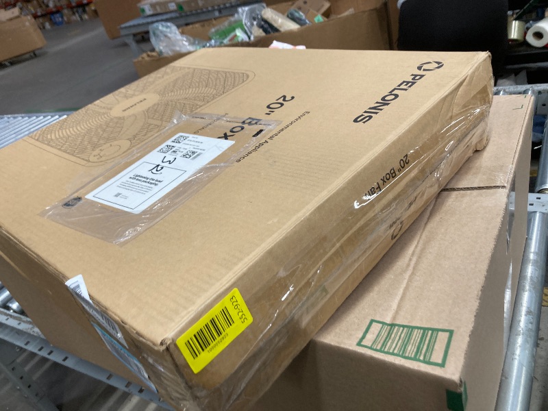 Photo 1 of *PARTS ONLY/Button problem* PELONIS 20 Inch Box Fan for Bedroom– 3 Speeds, 25ft/s, Floor Fan, Window Fan, Table Fan, Desktop Fan with Superior Air Throw (2295 CFM), Lightweight, 5 Blades, suitable for Office, Living Room, Garage