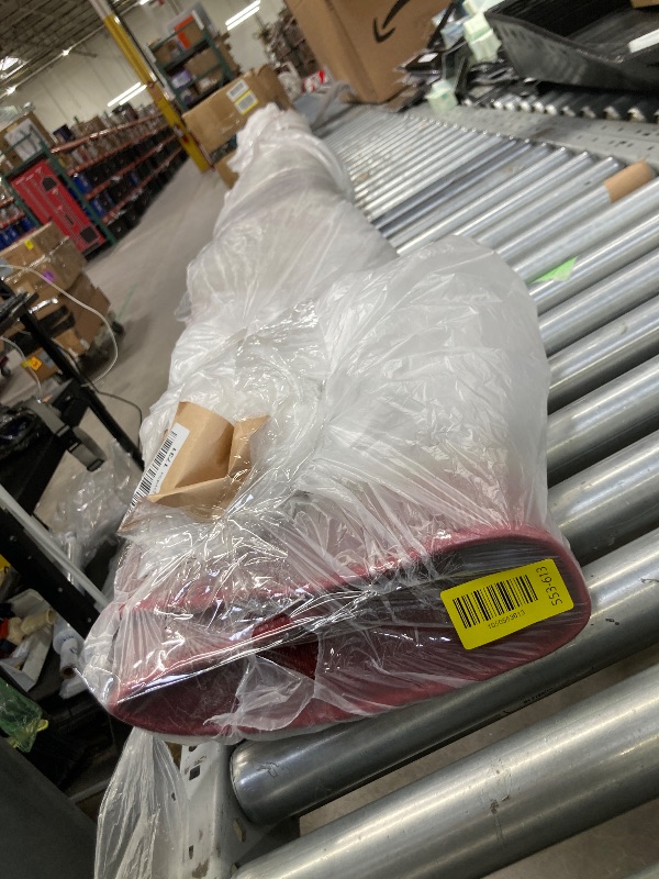 Photo 1 of *Size unknown* Red and gold pattern area rug, Circular 