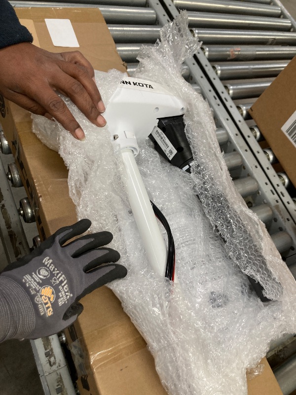 Photo 1 of *Missing boat attachment* Minn Kota Riptide Transom-Mount Electric Trolling Motor with Tilt/Extend Tiller, Digital Maximizer – 80 Lb. Thrust, 42 in. Shaft, Saltwater