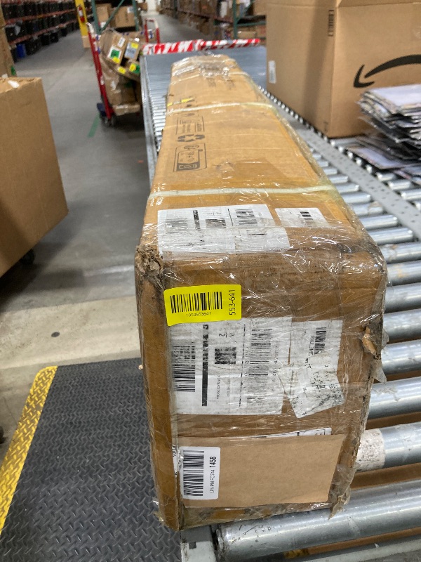 Photo 1 of *Scratches* 4400 Lbs Folding Hydraulic Engine Hoist, 2 Ton Portable Cherry Picker with 6 Wheels & Telescopic Boom, Foldable Engine Shop Crane Lift for Home Garage, Workshop, Warehouse, Yellow, Heavy-Duty