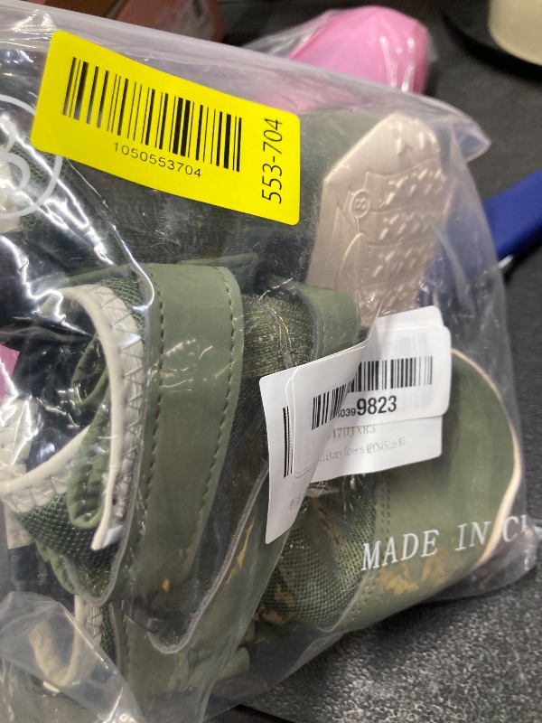 Photo 1 of *Used* *3 only* DcOaGt Dog Shoes for Large Dogs, Mesh Breathable Dog Boots & Paw Protectors for Hot Pavement Summer Winter Snow, 360° Anti-Slip Dog Booties for Hiking/Walking,Military Green 4PCS(Size 8)