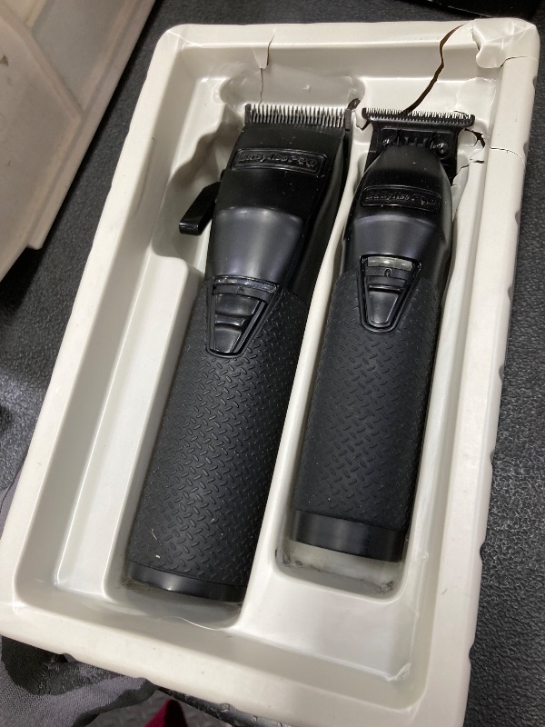Photo 1 of **MISSING CHARGING  PLUG***BaBylissPRO LIMITEDFX Cord/Cordless Hair Clipper and Hair Trimmer Prepack, High-Torque Brushless Motors, High-Performance Lithium-Ion Batteries