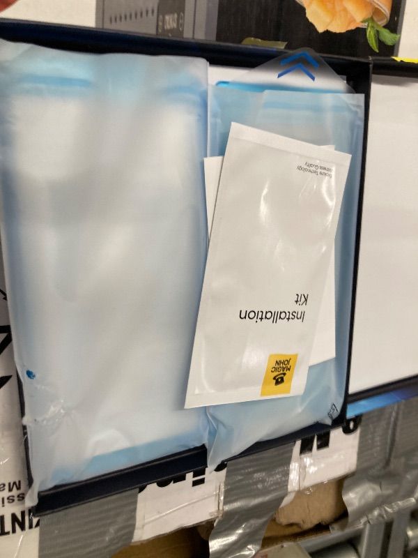 Photo 1 of **MISSING ONE SCREEN PROTECTOR**MAGIC JOHN 2 Pack for iPhone 13 Pro Max/iPhone 14 Plus 6.7 inch Tempered Glass Screen Protector, Auto Dust-Elimination Installation, Bubble Free, HD Clear, Easy Installation