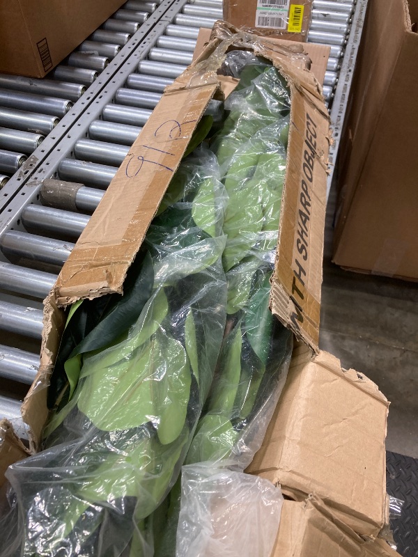 Photo 1 of **MISSING POTS***CROSOFMI Artificial Fiddle Leaf Fig Tree 65Inch Fake Ficus Lyrata Plant with 68 Leaves Faux Plants in Pot for Indoor House Home Office Garden Modern Decoration Perfect Housewarming Gift?2Pack