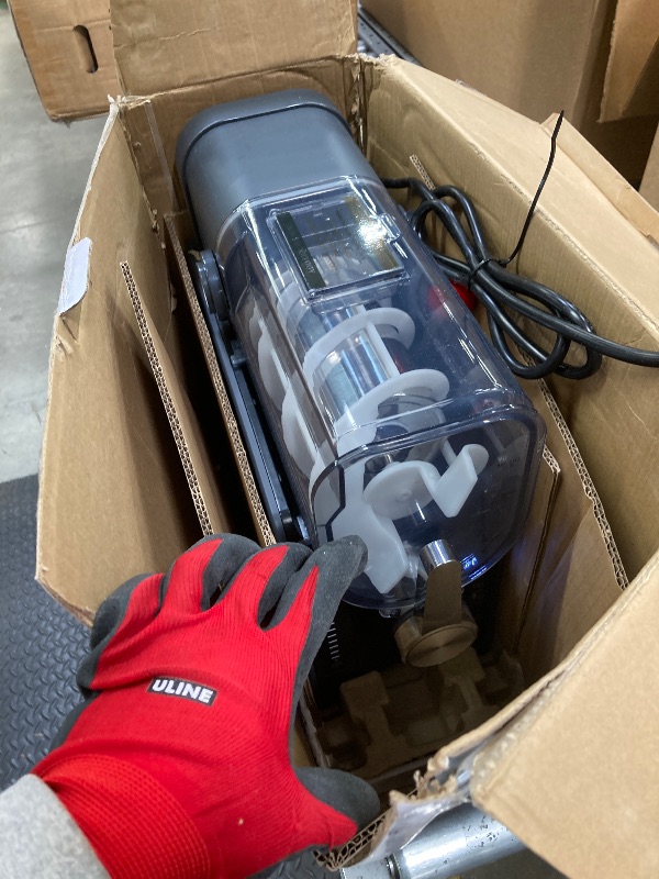 Photo 1 of ***COLDS TEMPS NOT WORKING PROPERLY -SELLING AS IS *** Slushie Machine: No Ice Needed Slushy Machine for Home, 6 Preset, Real-Time Temp Display, Auto-Clean | Frozen Margaritas, Cocktails, Frappés, Ice Cream, Smoothies, Milkshakes, Summer Parties