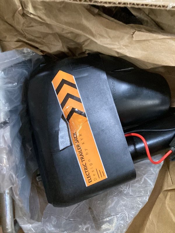 Photo 1 of **HAS CRACKS***KYX Electric Trailer Jack to 7500LB, Electric Power A-Frame Tongue Jack,9.84"-33.85" Waterproof for Travel Trailer, RV,12V DC Hard Wiring