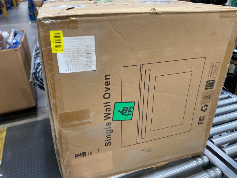 Photo 1 of ***DAMAGE -SMALL SIDE BACK DENT, 24 Inch Electric Single Wall Oven, 2.5 Cu.ft Built-in Convection System with 8 Cooking Functions in Stainless Steel, Touch Control