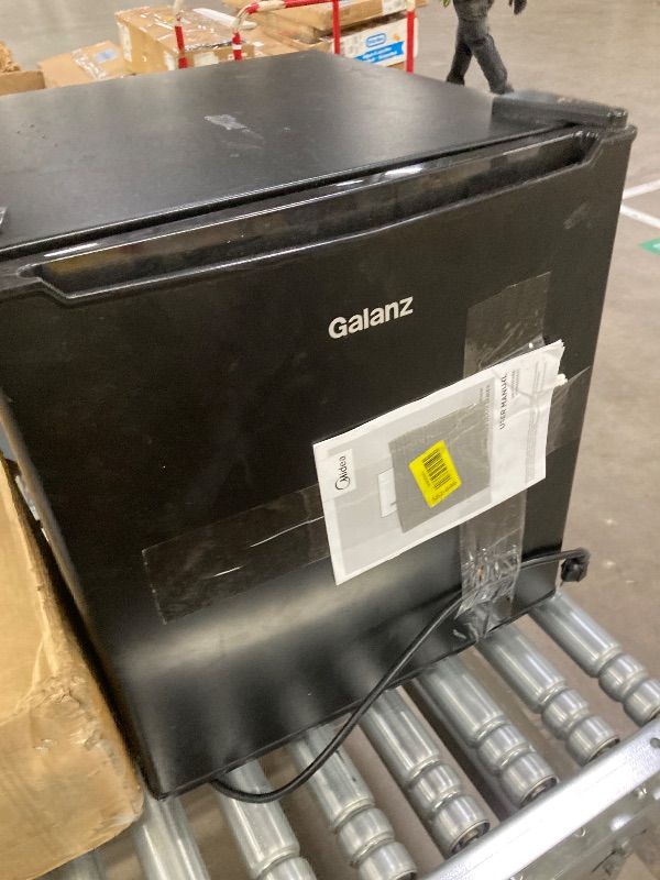 Photo 1 of ***USED*** SIMILAR Midea MERM33S1AST Mini Fridge, 3.3 Cu.ft Compact Fridge Adjustable Thermostat, Reversible Door, Low Noise for Dorm, Office, Bedroom, Stainless Steel   ***SOME SCUFFS/SCRATCHES, NOT IN BOX***