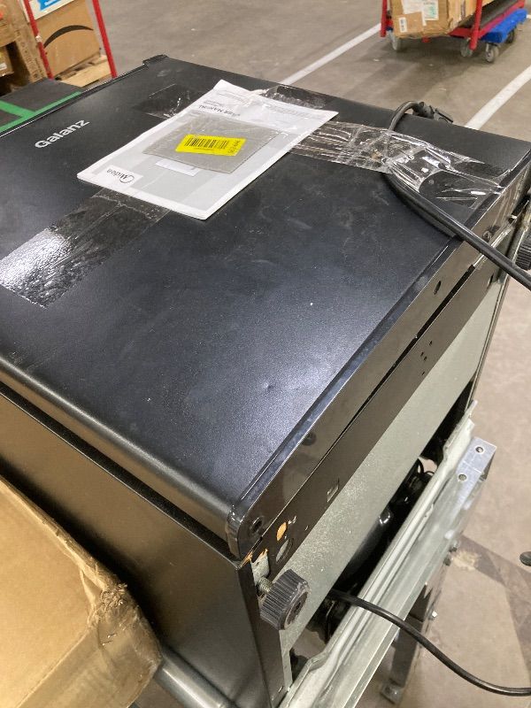 Photo 1 of ***USED*** SIMILAR Midea MERM33S1AST Mini Fridge, 3.3 Cu.ft Compact Fridge Adjustable Thermostat, Reversible Door, Low Noise for Dorm, Office, Bedroom, Stainless Steel   ***SOME SCUFFS/SCRATCHES, NOT IN BOX***