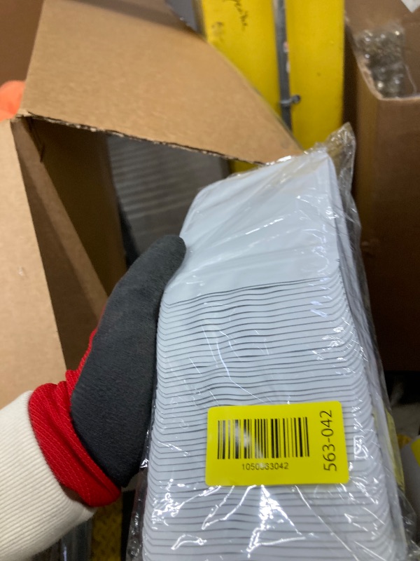Photo 1 of 100 Pack Smell Proof Bags, Resealable Mylar Bags with Matte Window, Foil Pouch Stand-up Bags for Food Self Sealing Storage, Scratch Resistant Hand Storage Bags. (White, 3.9×5.9 Inch)