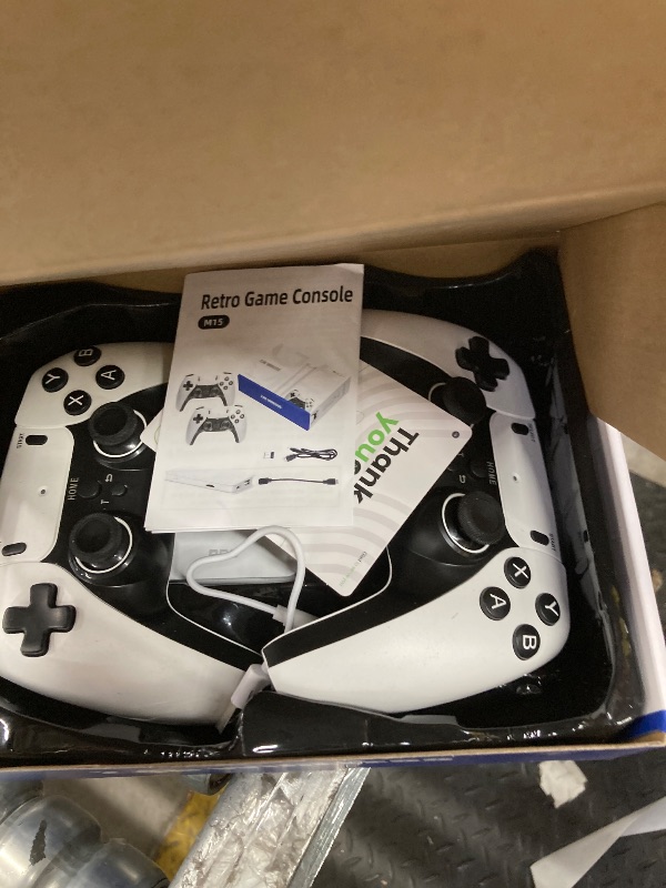 Photo 1 of ***No hdmi, no connector***2026 Upgraded Retro Gaming Console, 20,000+ Retro Game Stick, 23 Emulators, Built-in Classic Video Games, 4K HD HDMI TV Game Stick Plug & Play Game Console for TV 2 Wireless (Bright White)***No hdmi, no connector***