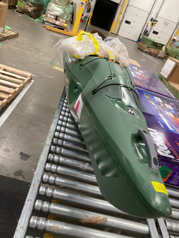 Photo 1 of **Damage greater than minor/ more than anticipated***Wilderness Systems Pungo 120 - Sit Inside Recreational Kayak - Features Phase 3 Air Pro Comfort Seating - 12.2 ft - Forest Green