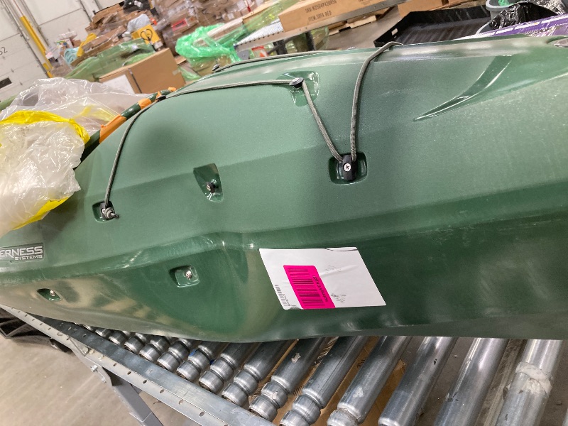 Photo 1 of **Damage greater than minor/ more than anticipated***Wilderness Systems Pungo 120 - Sit Inside Recreational Kayak - Features Phase 3 Air Pro Comfort Seating - 12.2 ft - Forest Green