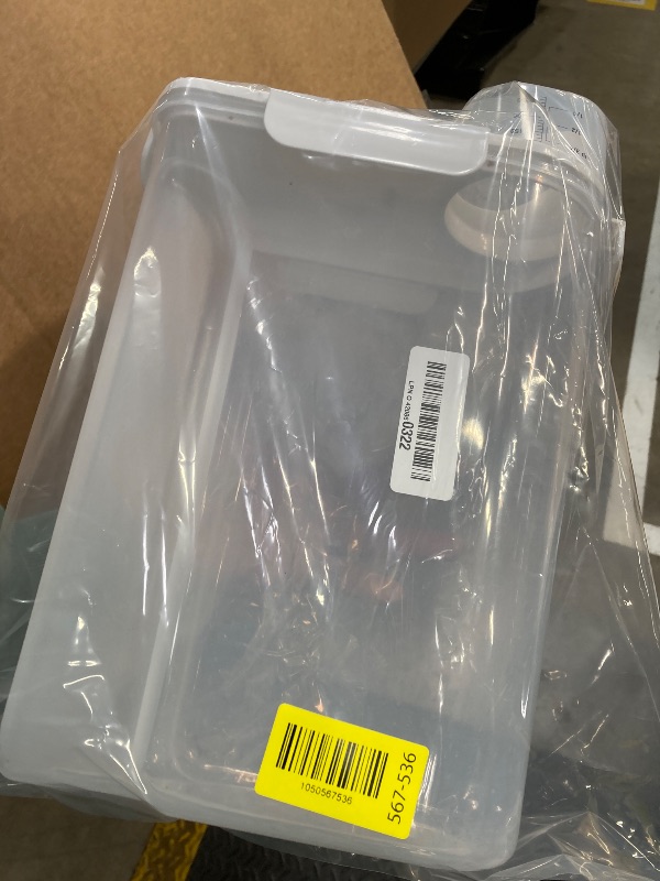 Photo 1 of ***BROKEN TOP***TBMax Dog Food Storage Container 5-7 lbs, Airtight Cat Food Container with Larger Spout & Measuring Cup, Portable Pet Food Storage Dispenser for Small Animal Kibble Storage, Bird Seed Container***BROKEN TOP**