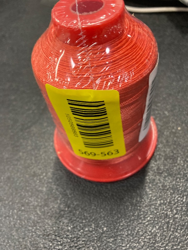 Photo 1 of 1000 Meters FIVEIZERO Extra Strong Upholstery Thread,OrangeRed Bonded Nylon Thread for Denim Leather,Craft,Machine,DIY and Home (1 Pack) CJ