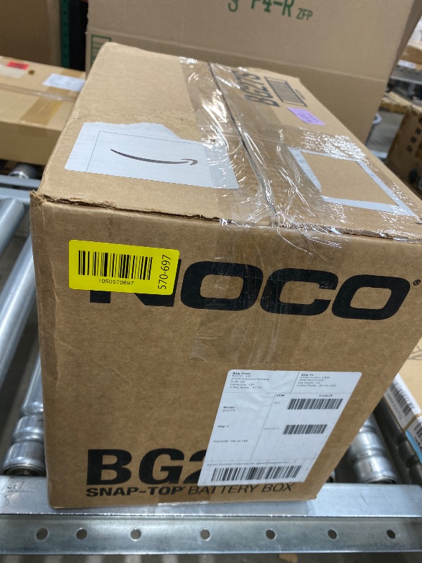 Photo 1 of ****MISSING TOP***NOCO Snap-Top BG27 Battery Box, Group 27 12V Battery Box for Marine, Automotive, RV, Boat, Camper and Travel Trailer Batteries