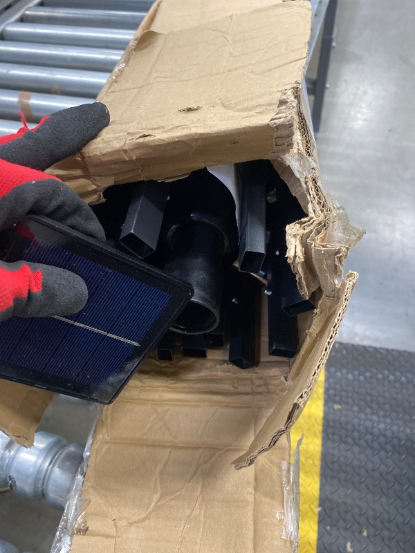 Photo 1 of ***Fabric is torn***
ABCCANOPY Durable Solar Led Patio Umbrellas with 32LED Lights 11FT (Light Gray)