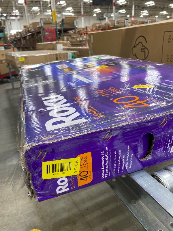 Photo 1 of ****NO RETURN. NO REFUND****Roku Smart TV 2026 – 40-Inch Select Series, 1080p Full HD TV – Roku TV with Voice Remote – Flat Screen LED Television with Wi-Fi for Streaming Live Local News Sports & Movies, Bluetooth Headphone Mode