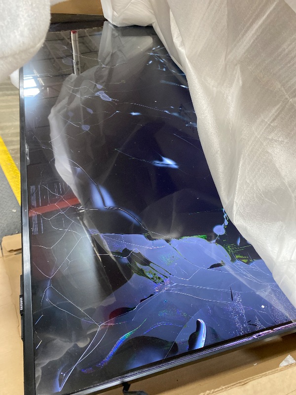 Photo 1 of ****BROKEN. NO RETURN. NO REFUND****Samsung 65-Inch Class QLED Q7F Series Samsung Vision AI Smart TV (2025 Model, 65Q7F) Quantum HDR, Object Tracking Sound Lite, Q4 AI Gen1 Processor, 4K upscaling, Gaming Hub, Alexa Built-in