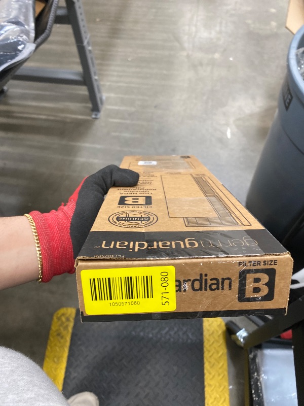 Photo 1 of ****JUST ONE PACK***GermGuardian Filter B HEPA Pure Genuine Air Purifier Filter, Removes 99.97% of Pollutants, Wildfire Smoke, Odors, for AC4825, AC4300, AC4850, AC4880, AC4900, CDAP4500, AP2200, Black/Yellow, FLT4825