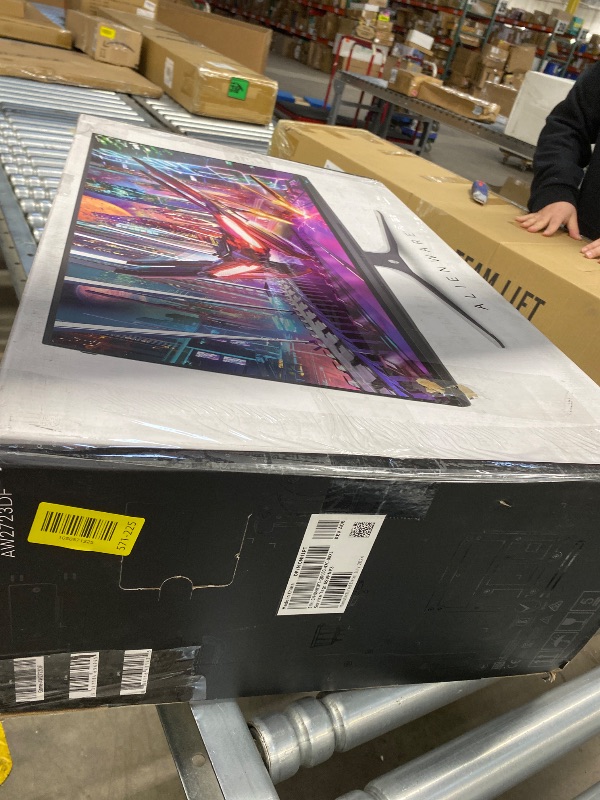 Photo 1 of ***BROKEN*NON RETURNABLE*NON REFUNADABLE*NO EXCEPTIONS***
Alienware AW2723DF Gaming Monitor - 27-inch (2560 x 1440) 240Hz Display (DP 1.4), 1ms Response Time, NVIDIA G-Sync, Preset OSD Modes, Height/Tilt/Swivel/Pivot Adjustability - Lunar Light***BROKEN*N