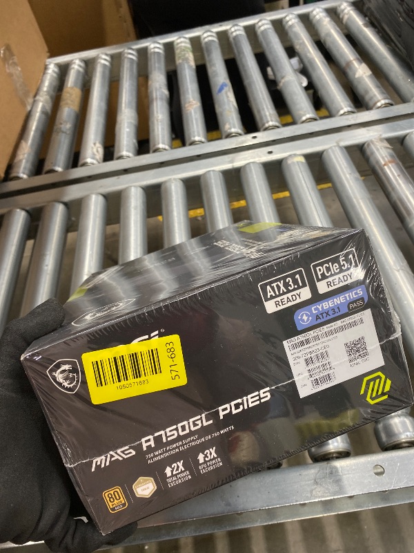 Photo 1 of *** FACTORY SEALED, NO RETURNS , NO REFUNDS IF OPENED *** MSI MAG A750GL PCIE5 - EU Cord