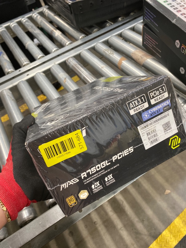 Photo 1 of *** FACTORY SEALED, NO RETURNS , NO REFUNDS IF OPENED *** MSI MAG A750GL PCIE5 - EU Cord