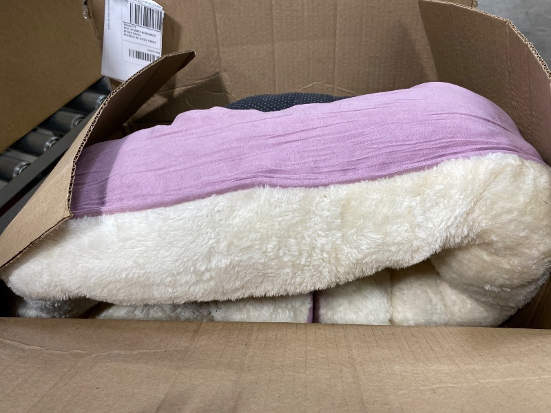 Photo 1 of ***DAMAGE -SIDE SEAM OPEN -SELLING AS IS *** Love's cabin Donut Pet Bed, 25in, Burlwood, for Small Dogs & Cats, Soft Durable Fabric, Anti-Slip, Water-Resistant, Washable