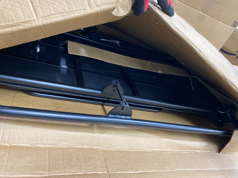 Photo 1 of ****MISSING WHEELS***VEVOR Bike Cargo Trailer, 275 lbs Load Capacity, Foldable Compact Storage & Quick Release with Universal Hitch, 20" Wheels, Fits Most Bike Wheels, Carbon Steel Frame, Heavy-Duty Bicycle Wagon Cart