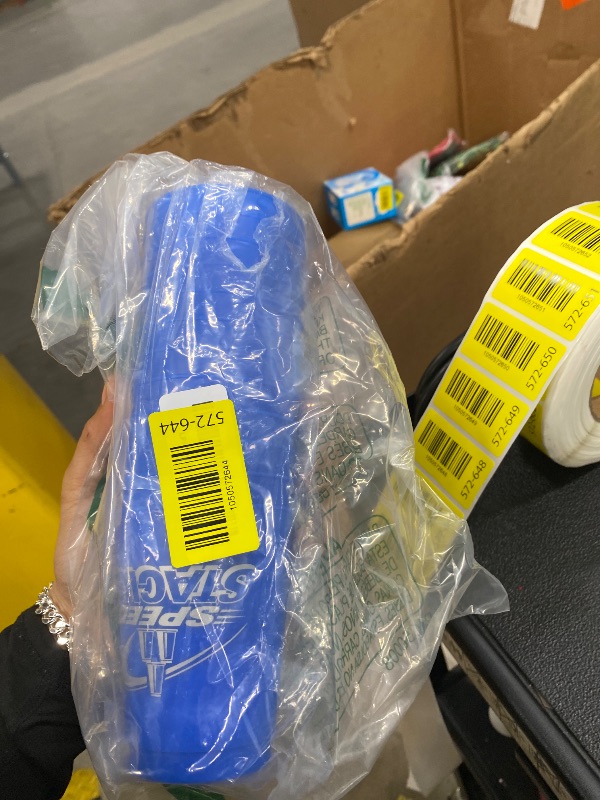 Photo 1 of ***Missing stick handle***Speed Stacks | Official Sport Stacking Set, Blue - 12 Cups and Holding stem | Top Grade Materials, Low Friction | WSSA Approved***Missing stick handle***