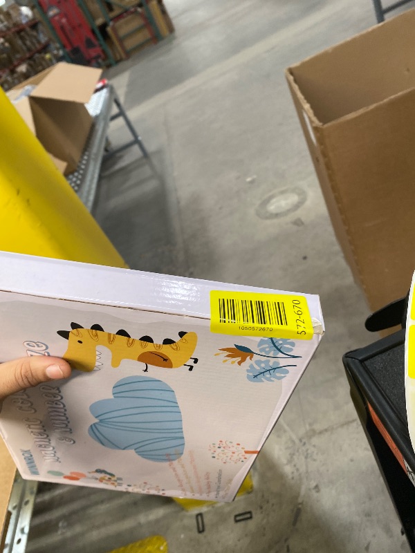 Photo 1 of ***MISSING PIECES -SELLING AS IS *** 2 in 1 Double Side Magnetic Color and Number Maze, Alphabet Board Aged 1-3 Unicorn Toys, Montessori Magnet Puzzle Learning Counting Matching Gifts for Toddlers Kids Girls Boys 3 4 5 Easter Toy