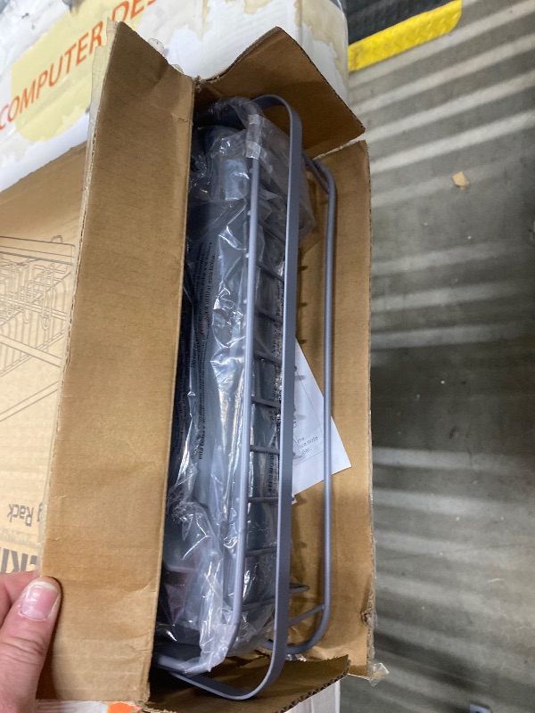 Photo 1 of **similar**Kitsure Dish Drying Rack for Kitchen Counter, Stainless Steel Sink Organization and Storage Essentials with Cutlery Holder, Home and Appartment Decor, 12''W x 15.5''L, grey