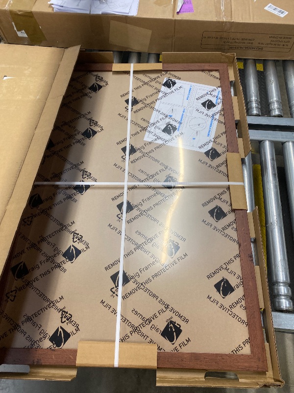 Photo 1 of **similar**euwazram Solid Wood 12x24 Frame - Single Frame, Rustic Walnut 12 x 24 Poster Frame for Artwork, Puzzles, Photos and Movie Posters Picture Frames