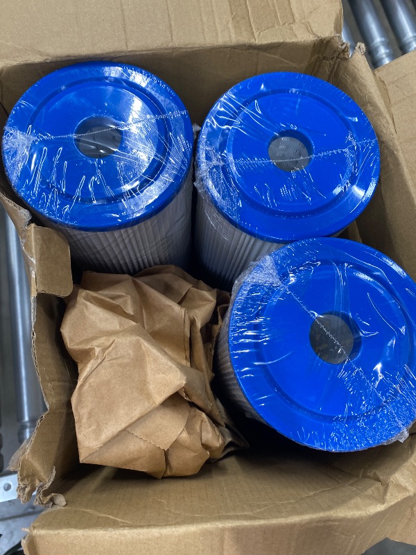 Photo 1 of **missing one filter**PUREPLUS 5 Micron 20" x 4.5" Whole House Pleated Sediment Filter for Well Water, Replacement Cartridge for ECP20-20BB, AP810-2, SPC-45-2020, R30-20BB, HDC3001, ECP5-20BB, 4PackX004P9ZD2D
