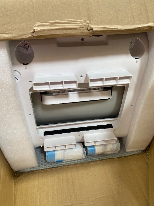 Photo 1 of **PARTS ONLY**Self Cleaning Litter Box, 68 L Automatic Cat Litter Box for Multiple Cats, Robot with Dual Safety Protection, APP Control, Odor Removal Smart Litter Boxes, 2 Roll Trash Bags