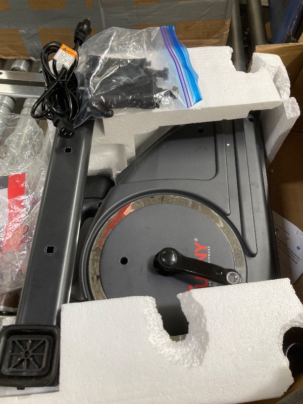 Photo 1 of ***missing remote control***Sunny Health & Fitness Dual Function Smart Motorized Mini Bike Trainer, Under Desk Exercise Machine for Senior Training, Arm/Leg Cardio Cycle Workout, Free SunnyFit App Bluetooth Link-SF-B020029SMART