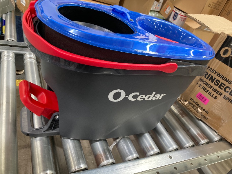Photo 1 of ***only bucket***O-Cedar RinseClean Spin Mop & Bucket System + 2 Extra Mop Heads| Clean with Water | Removes 99% of Bacteria