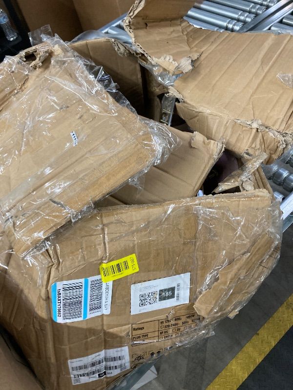 Photo 1 of ***DAMAGED  -SELLING AS REPLACEMENT  PARTS ONLY*** VEVOR Pro 15x15 Heat Press with 30 OZ Tumbler Attachment, 8in1 Combo Tumbler Hat Heat Press for T-Shirts, Tumblers Glass Cans Mugs Hats Caps, and Plates (Black & Pink)